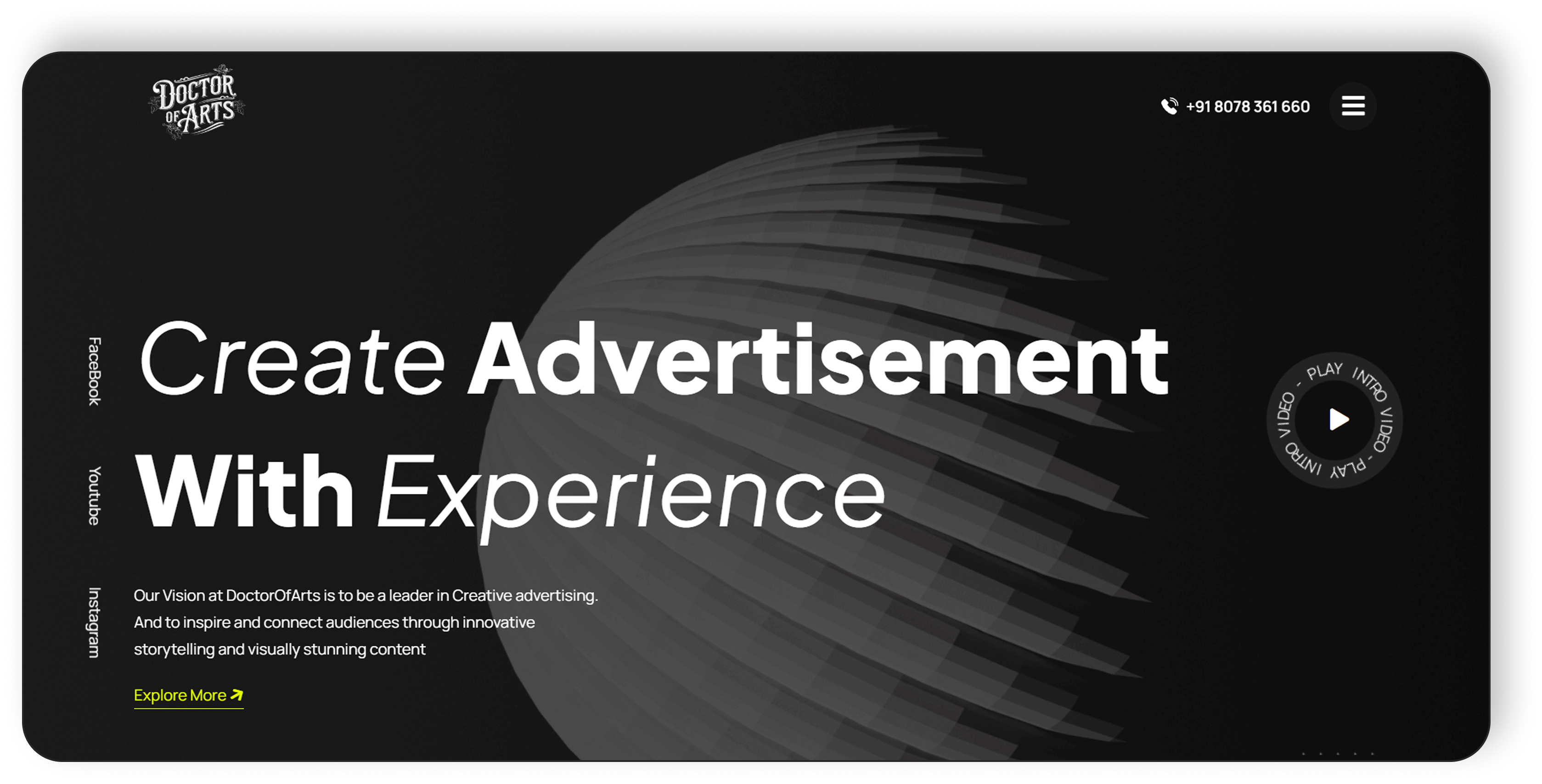 Homepage of Doctor of Arts